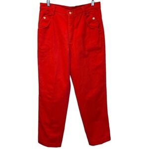 Roughrider by Circle T Red Western High‎ Waisted Vintage Womens HEMMED No Size